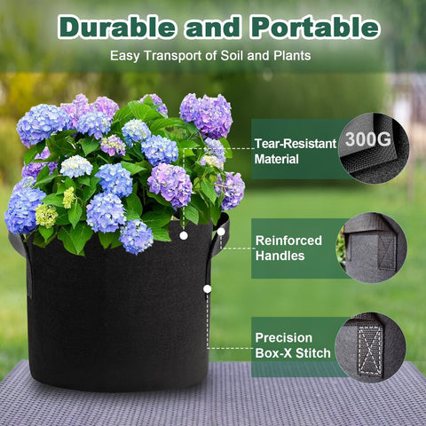 Cookiele 5-pack versatile bags for tomatoes, potatoes, strawberries, and peppers