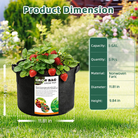 Cookiele breathable nonwoven pot improves airflow and drainage for healthy roots