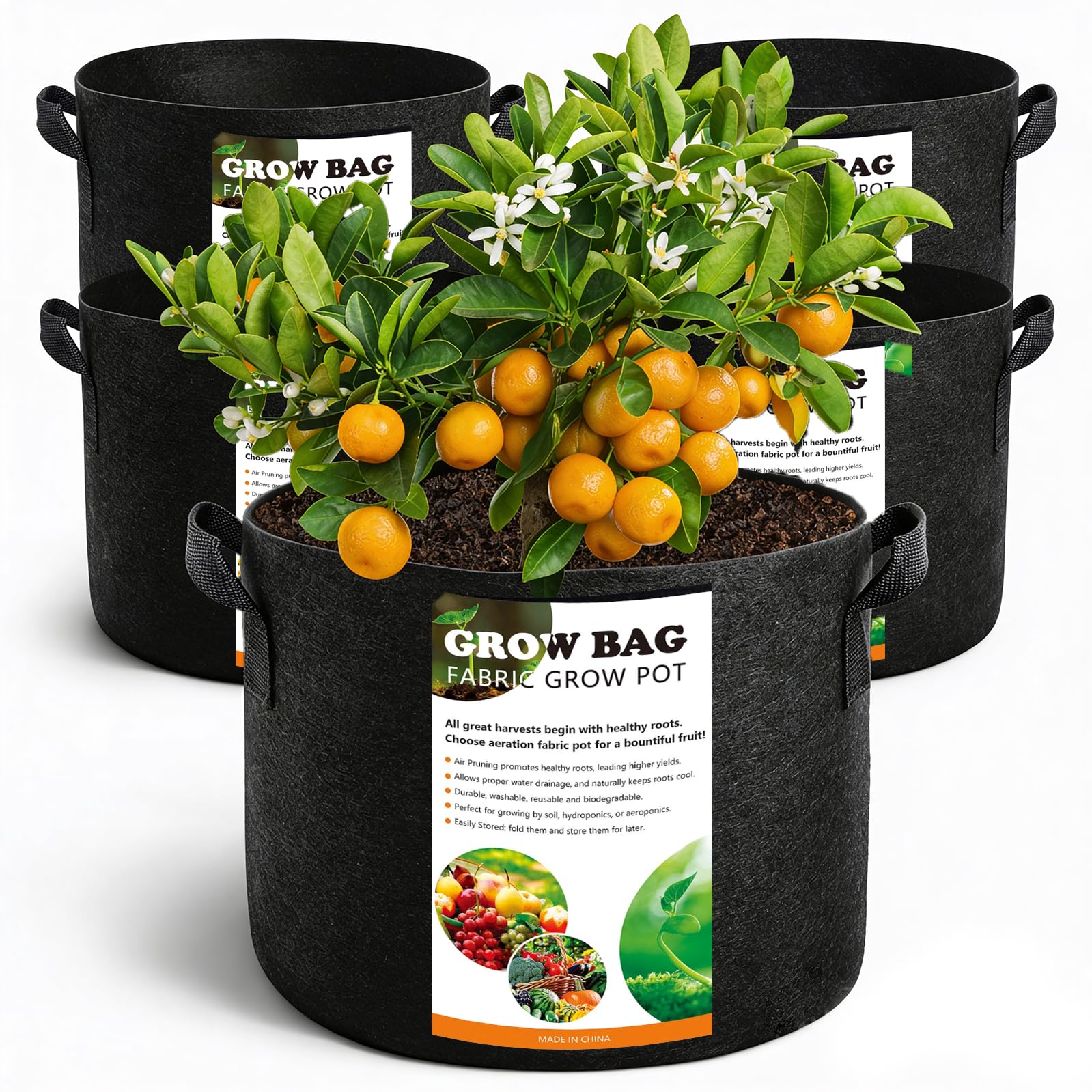 Cookiele heavy-duty grow bag demonstrates tear resistance for durable gardening tasks