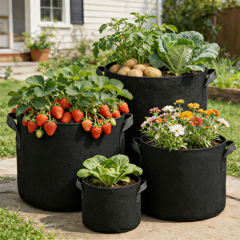 Cookiele root-growth optimized bag prevents circling for dense root systems