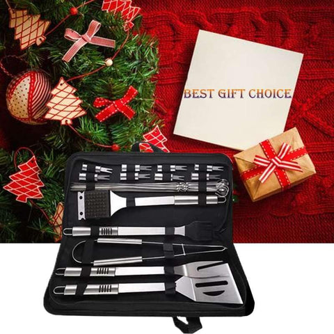 Cooking Coll canvas bag organizing tools for portable outdoor cooking.