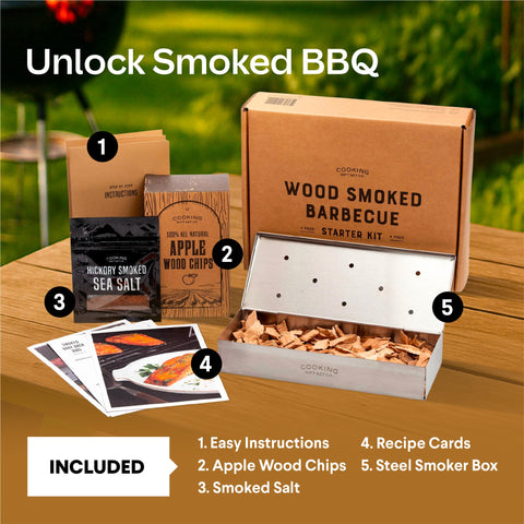 Cooking Gift Set thick stainless steel resists warping during grilling.