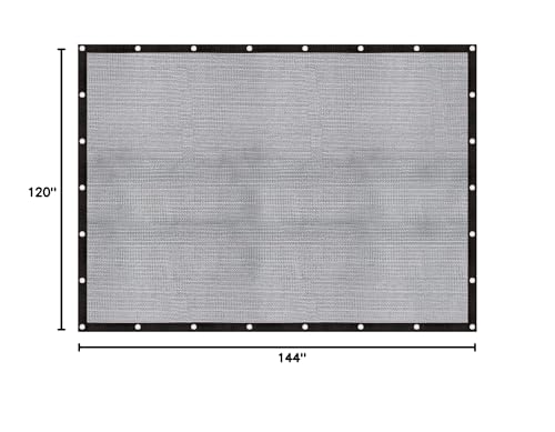 Cool Area shade tarp ready for quick installation with UV resistance