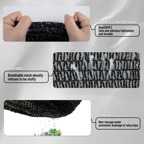 Cool Area greenhouse shade net reduces sun for seedlings