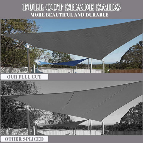 Cool Area shade sail by poolside cools outdoor space