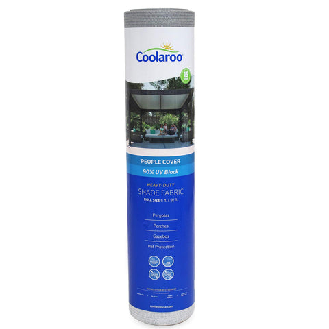 Coolaroo shade fabric cleans easily and dries quickly after rain or splashes.