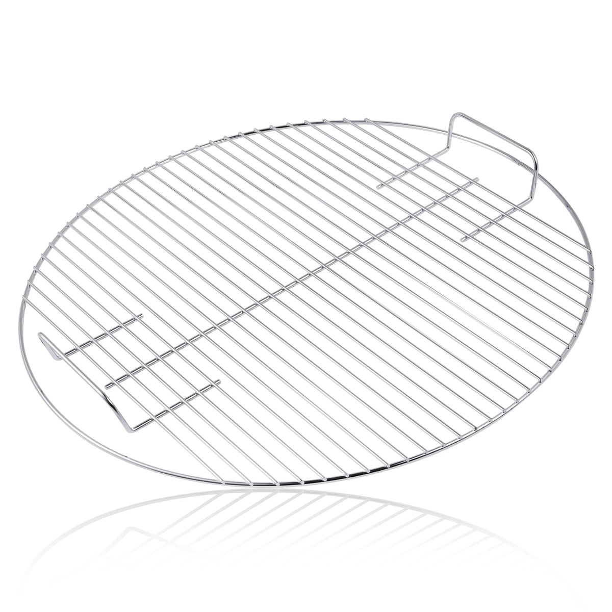 Coolbird 2nd Gen grate top view showing slim gaps for secure grilling