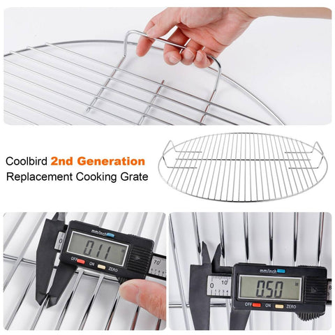 Coolbird 2nd Gen grate fits 22 inch Weber charcoal grills