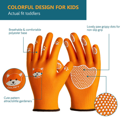 CoolJob breathable glove design helps kids stay cool outdoors
