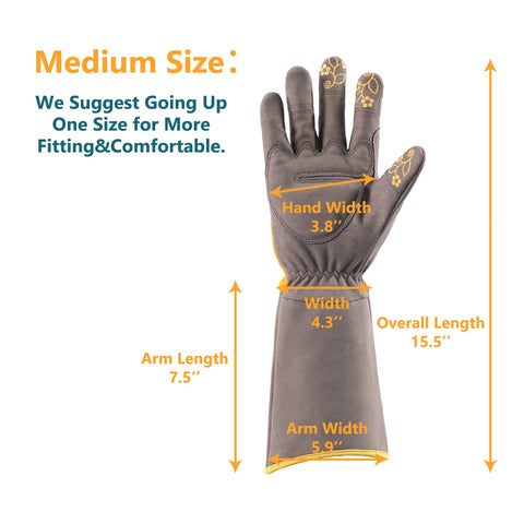 COOLJOB bright yellow pattern gloves improve visibility in busy gardens