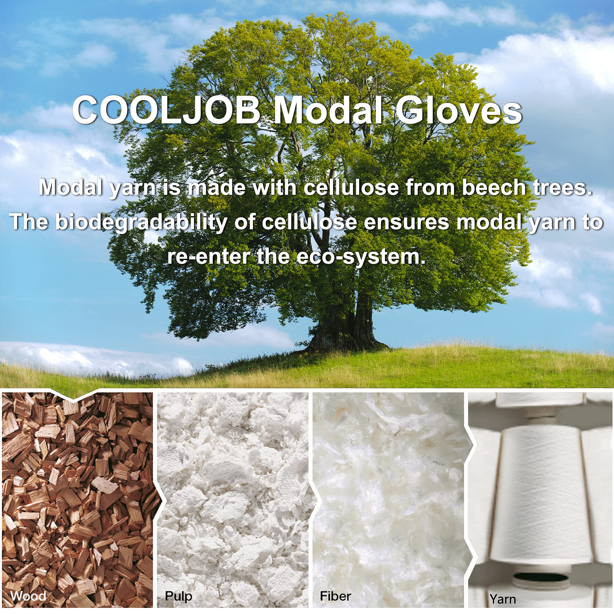 CoolJob foam-coated gloves on kids for durable grip during outdoor activity