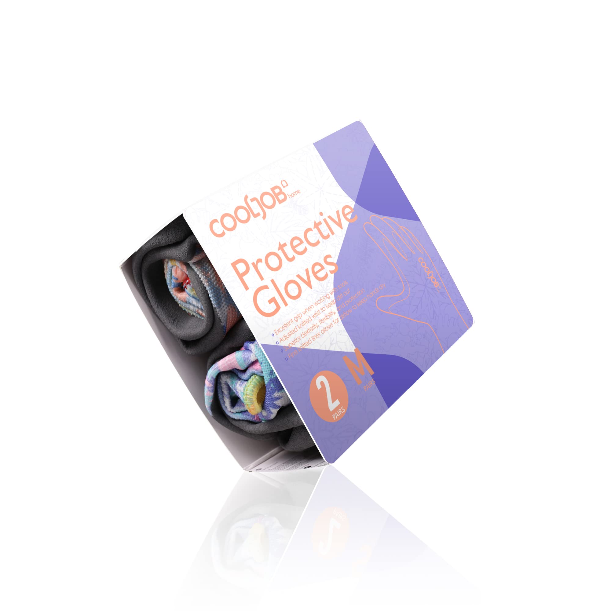 CoolJob foam latex coating provides a secure, non-slip grip for precise pruning.