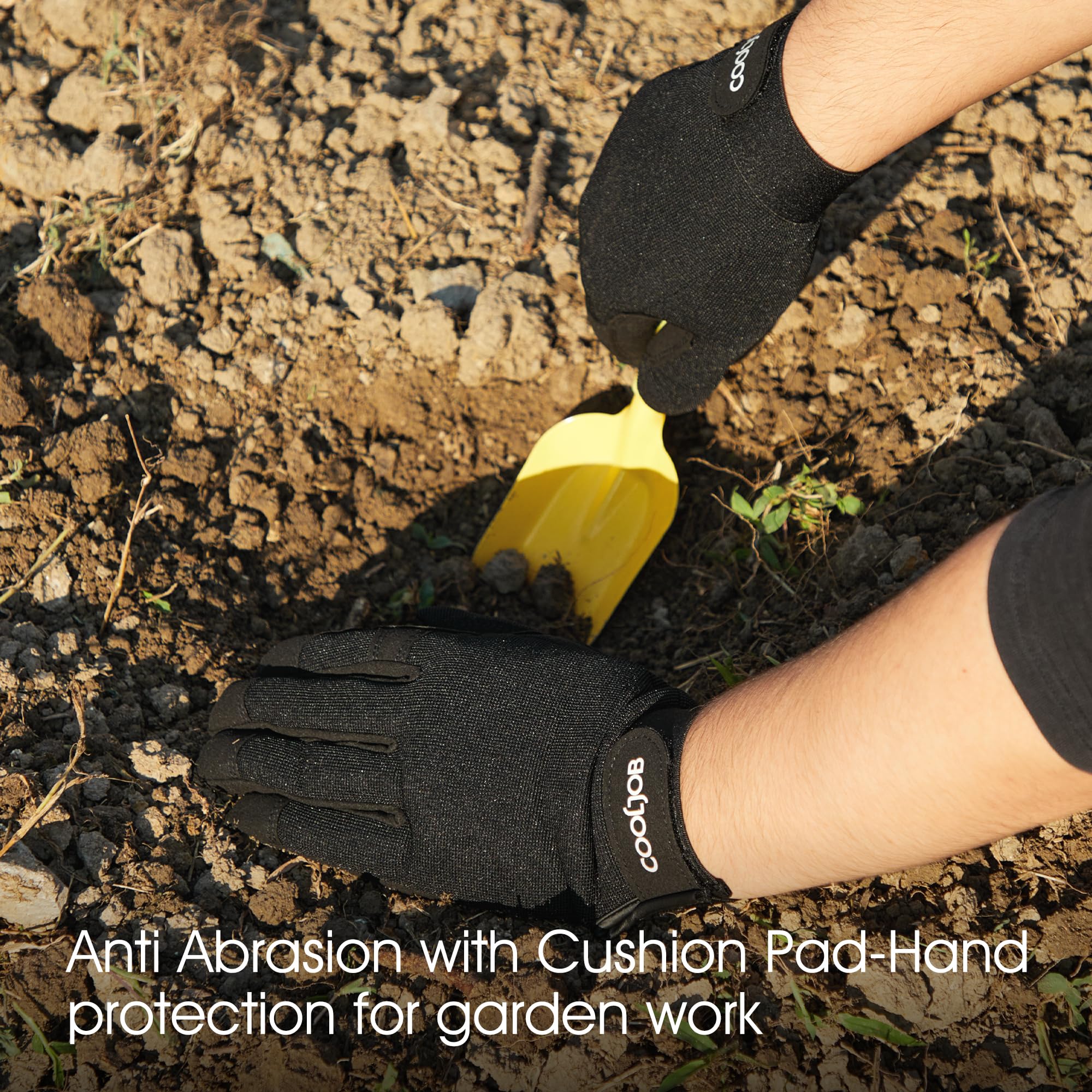 CoolJOB garden gloves gift-pack ready in reusable pouch.