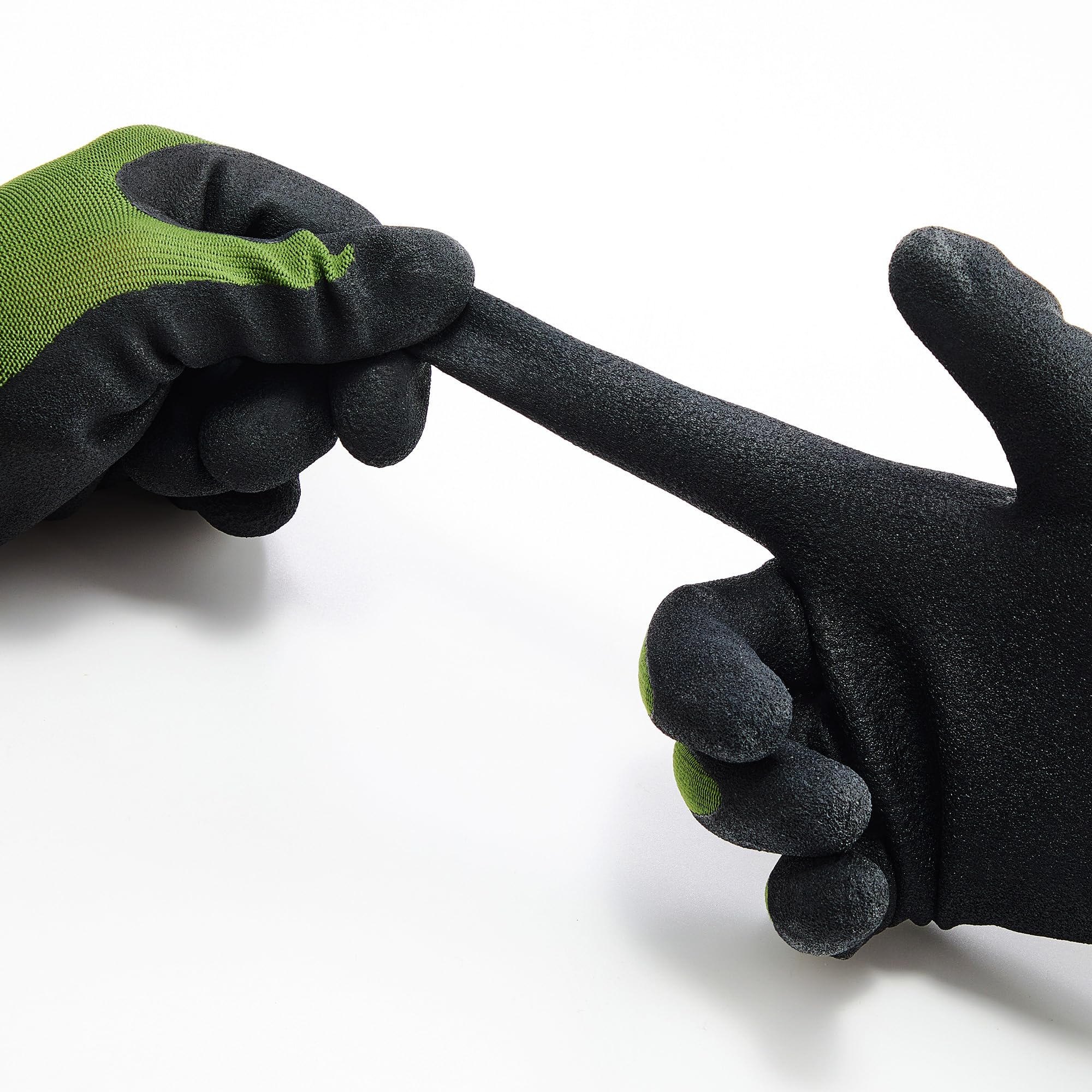 COOLJOB gloves in garden use demonstrating versatility for weeding and planting.