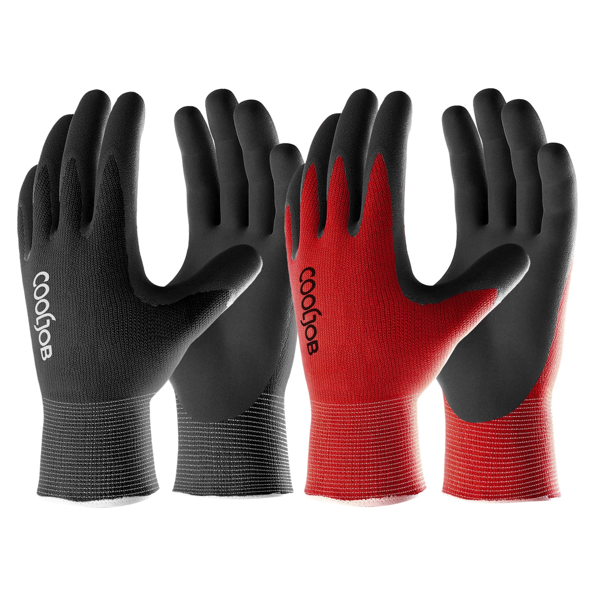 COOLJOB six-pack breathable base gloves for all-day gardening