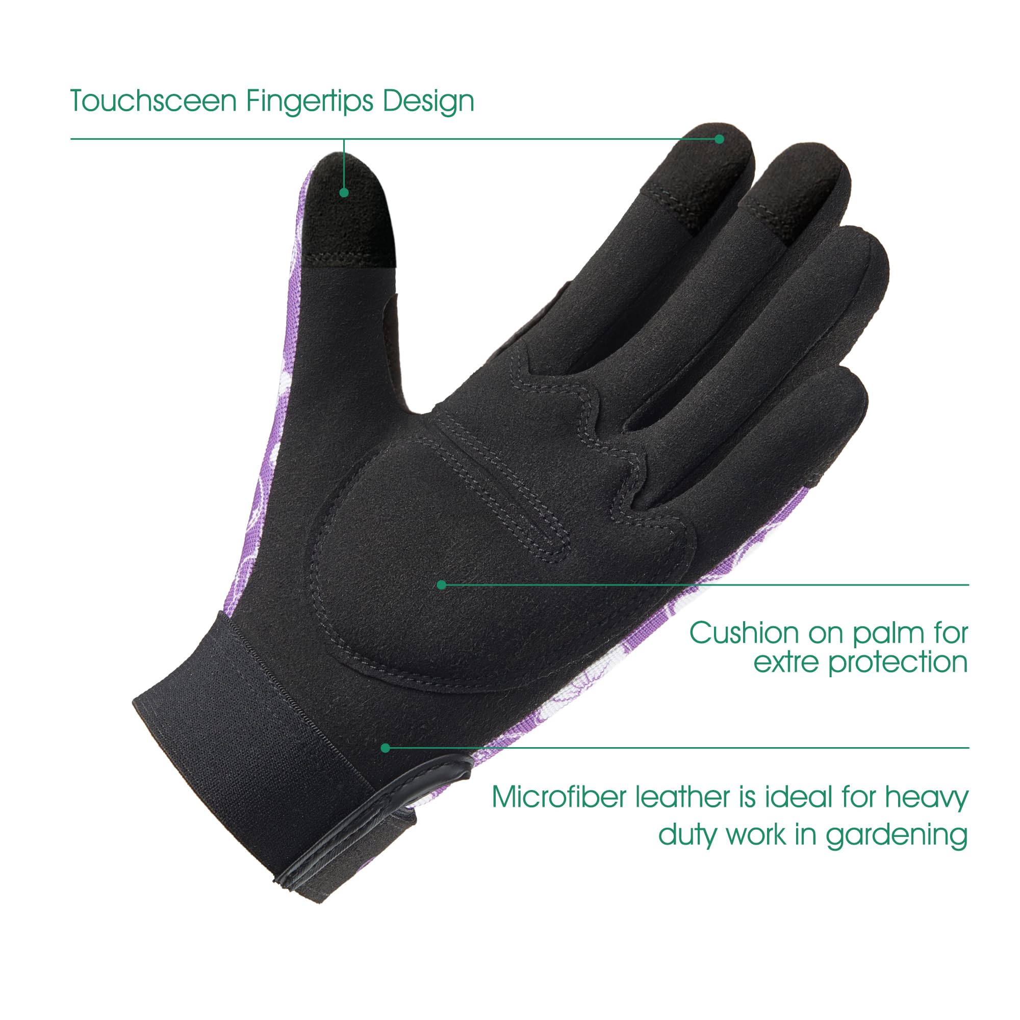 CoolJob gloves support blackberry planting with a secure grip.