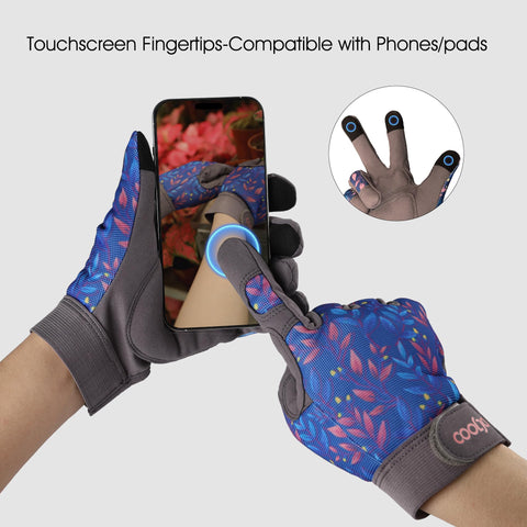 COOLJOB padded palms reduce fatigue while digging and pruning.