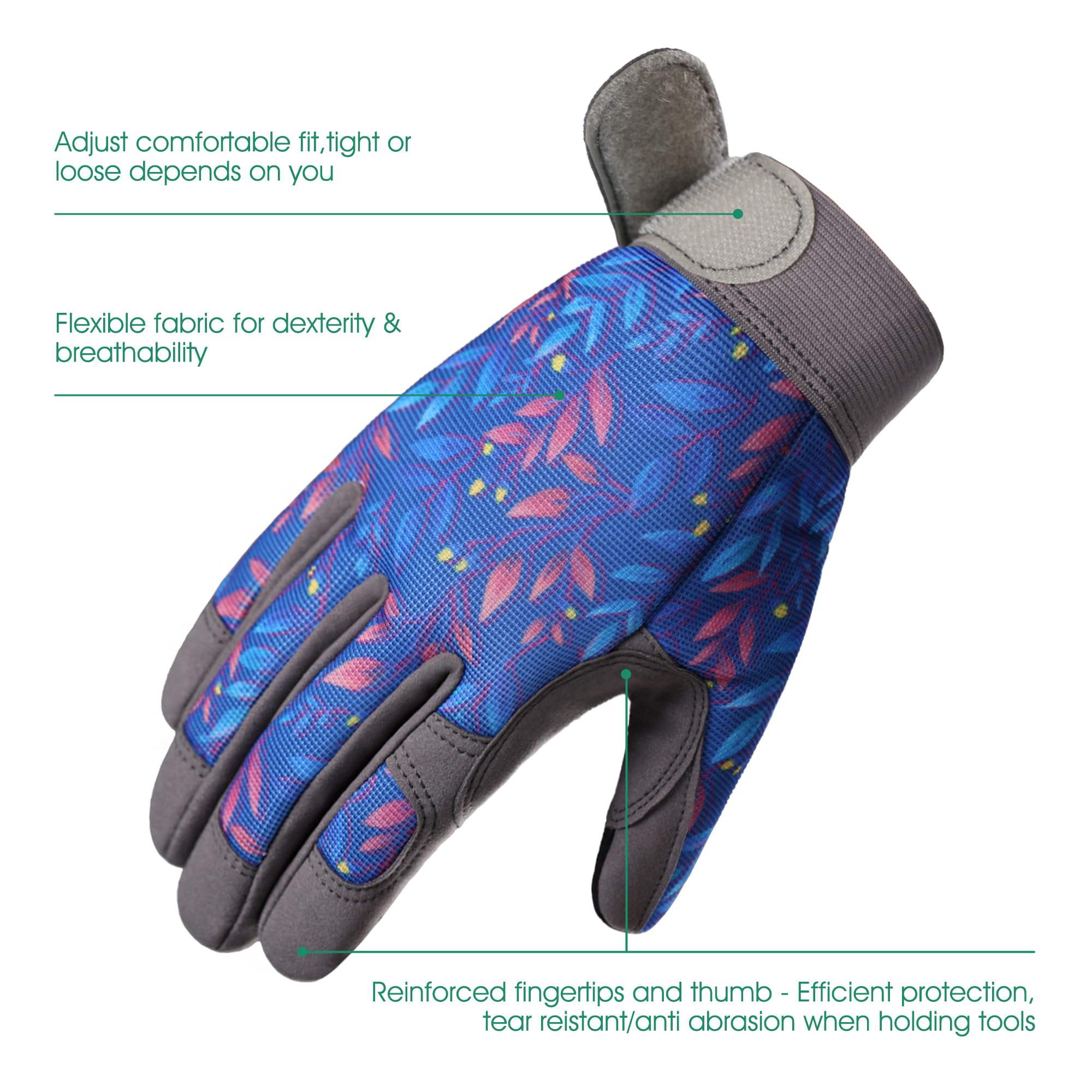 COOLJOB puncture-resistant palm gloves for protection during pruning.