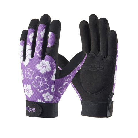 CoolJob thorn-proof gloves protect hands during rose pruning.