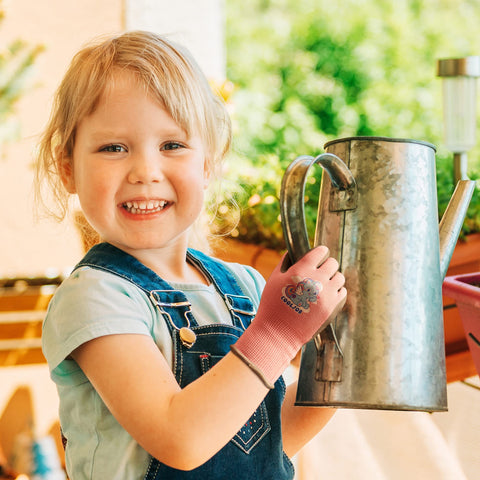 COOLJOB gloves in action let kids grip tools with confidence.