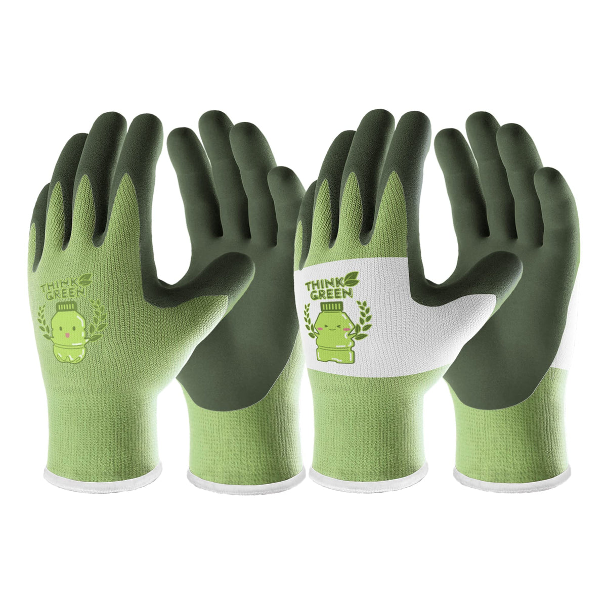 CoolJob ThinkGreen XXS gloves provide secure palm grip for toddlers.