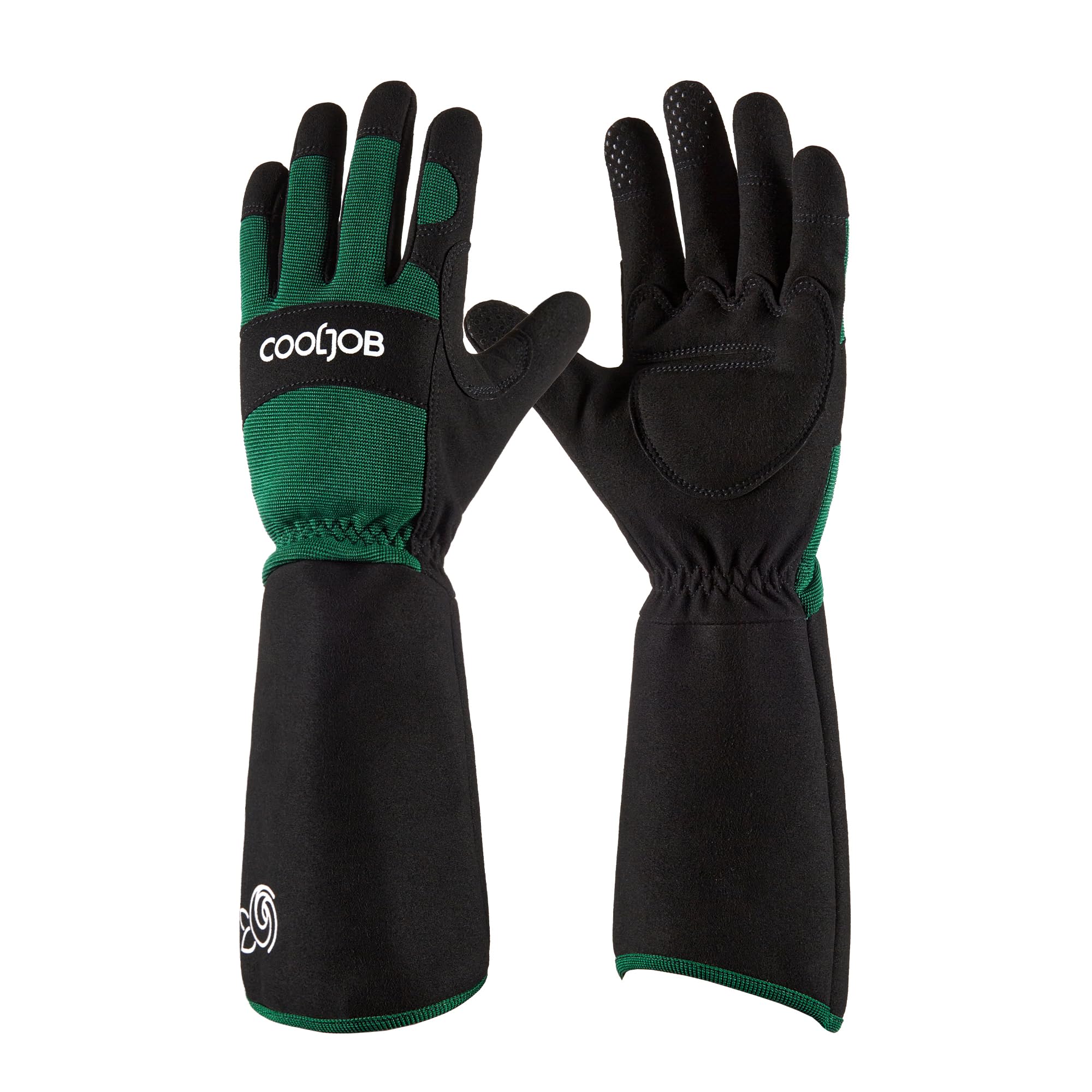 CoolJob thorn-proof rose pruning gloves safeguard hands during thorny pruning tasks.