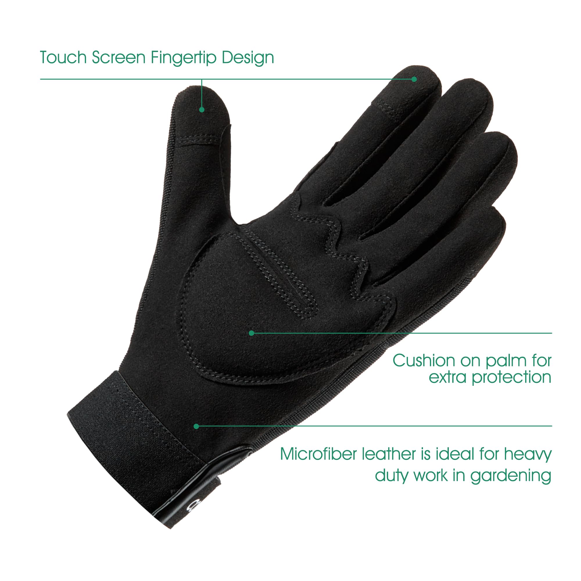 CoolJOB touchscreen-friendly gloves let you use devices outdoors.