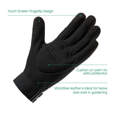 CoolJOB touchscreen-friendly gloves let you use devices outdoors.