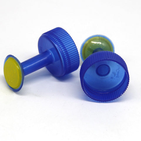 Coolrunner water spike attachment on a bottle for root-level hydration.