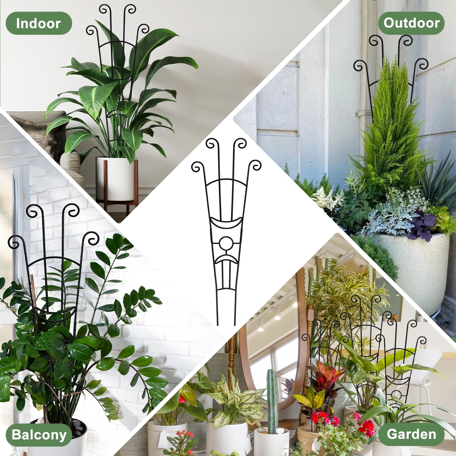 Coomin 33-inch extendable trellis for tall climbers.
