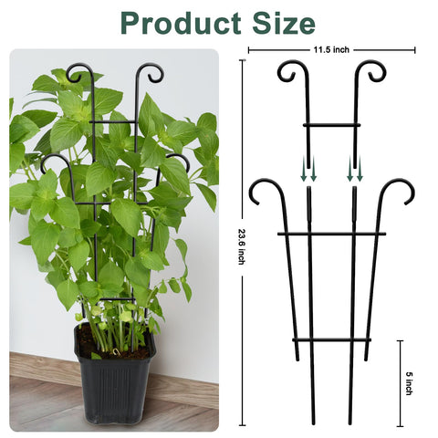 Coomin rust-resistant finish keeps trellis looking new indoors or outdoors.