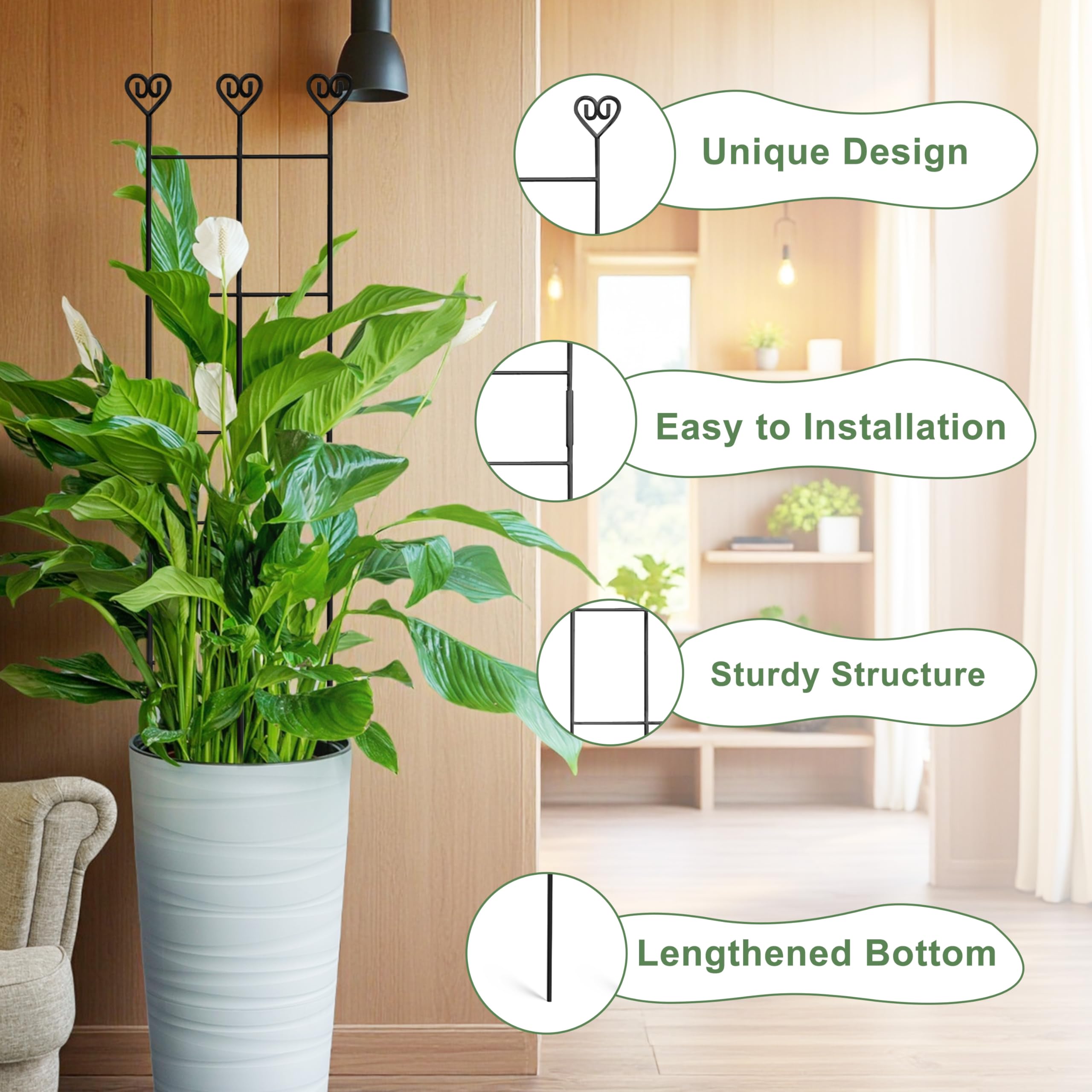 Coomin soft plant ties roll protects stems while securing growth.