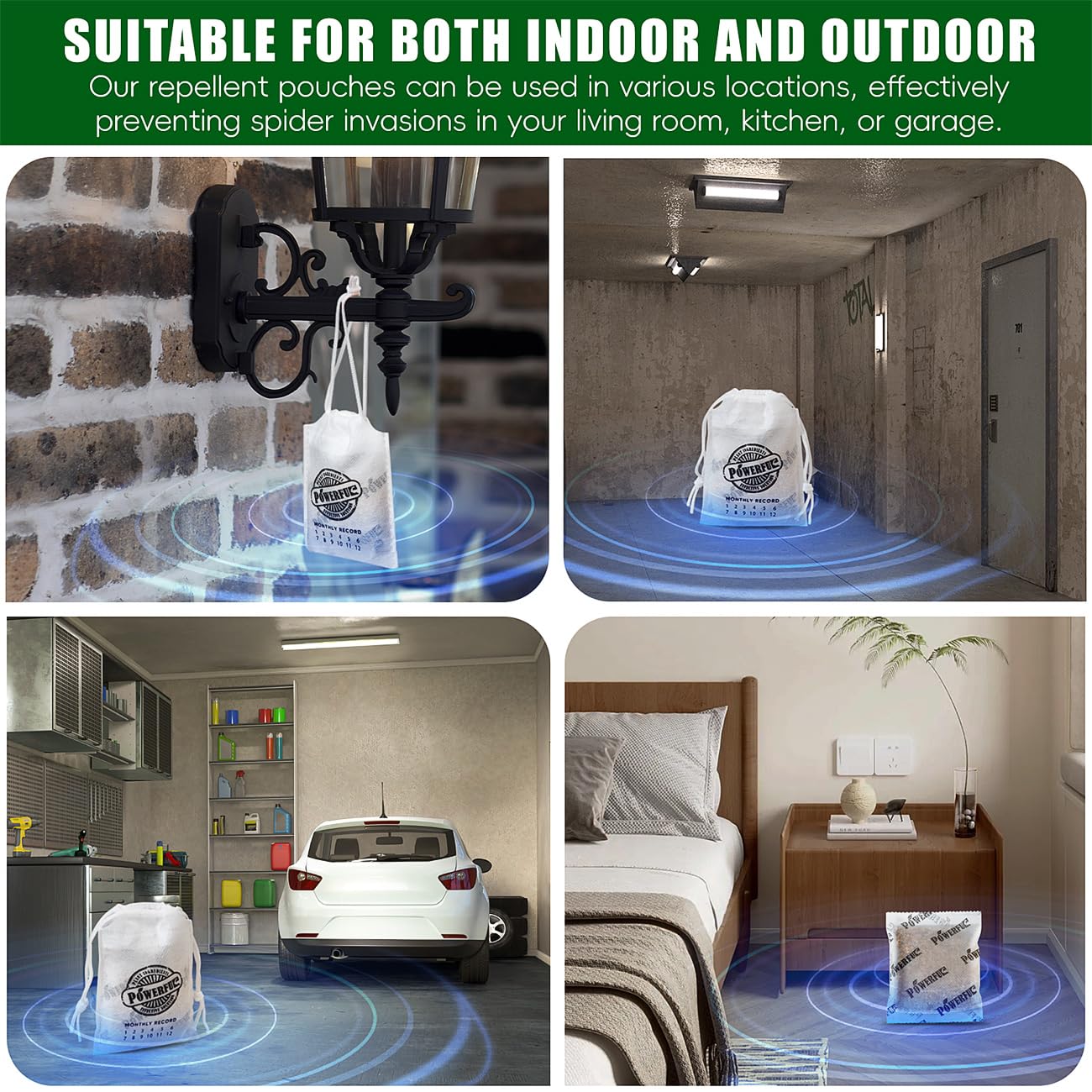 COOMLY suitable for indoor and outdoor spaces like garages.