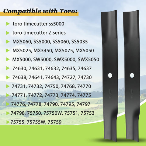 Cooouds 115-5059-03 blade centre hole closeup—precise fit for Toro TimeCutter.