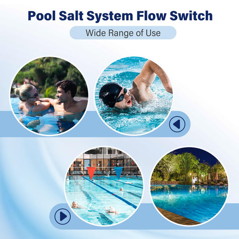 Gasket and tape included for leak-proof connection to pool equipment