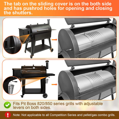Cooouds Pit Boss smoker parts improve grease management and heat distribution