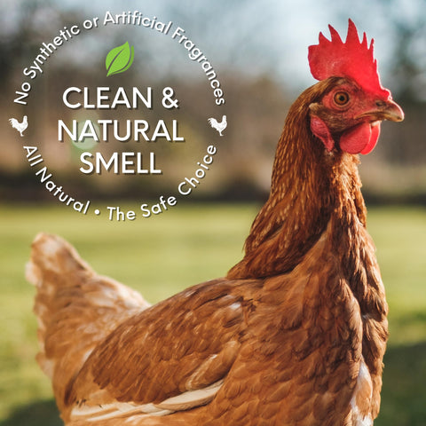 Natural safety Chick Fresh spray reduces ammonia odors around chicks.