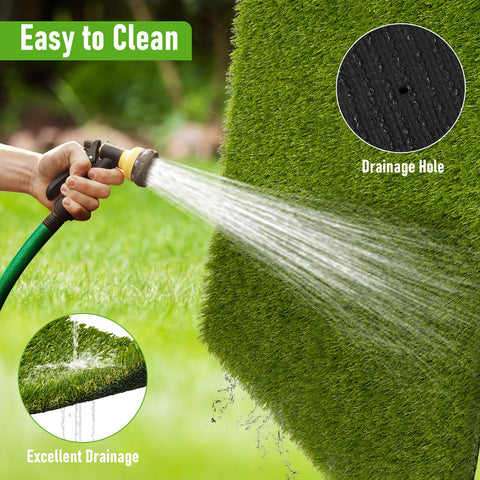 CooRug durable artificial grass for garden lawns ready for rain and spills