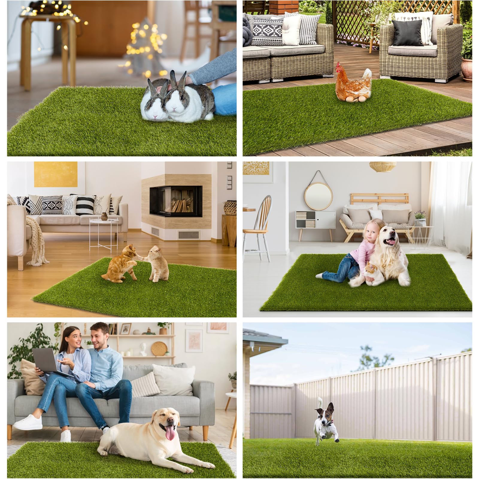 CooRug UV- and fire-resistant turf withstands weather without fading.