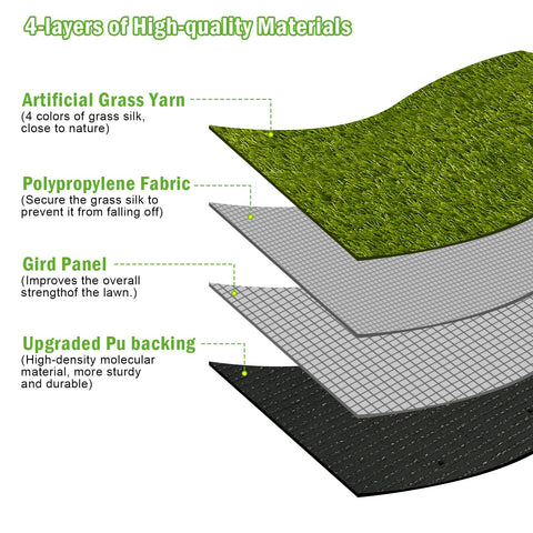 CooRug fake grass balcony setup captures vibrant greenery ideal for small spaces.