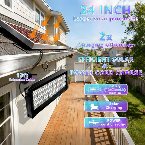 Coospider-repta versatile mounting options for grass, hooks, or countertops.