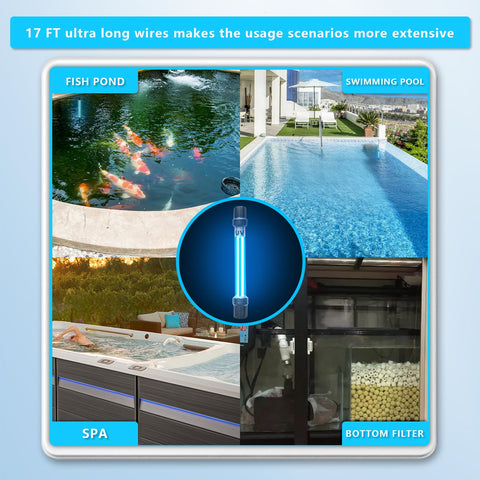 Coospider-Repta koi pond UV light supporting a healthy habitat.