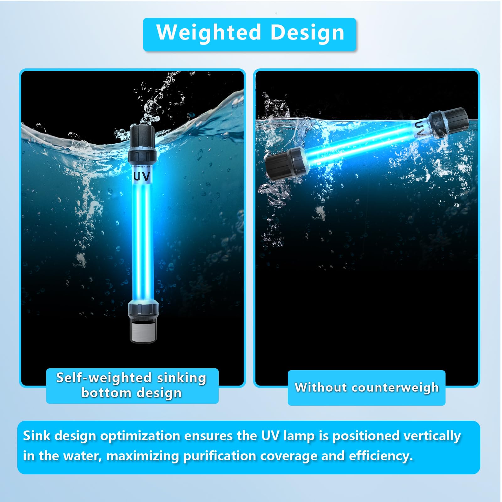 Coospider-Repta spa UV light for bright, inviting water.