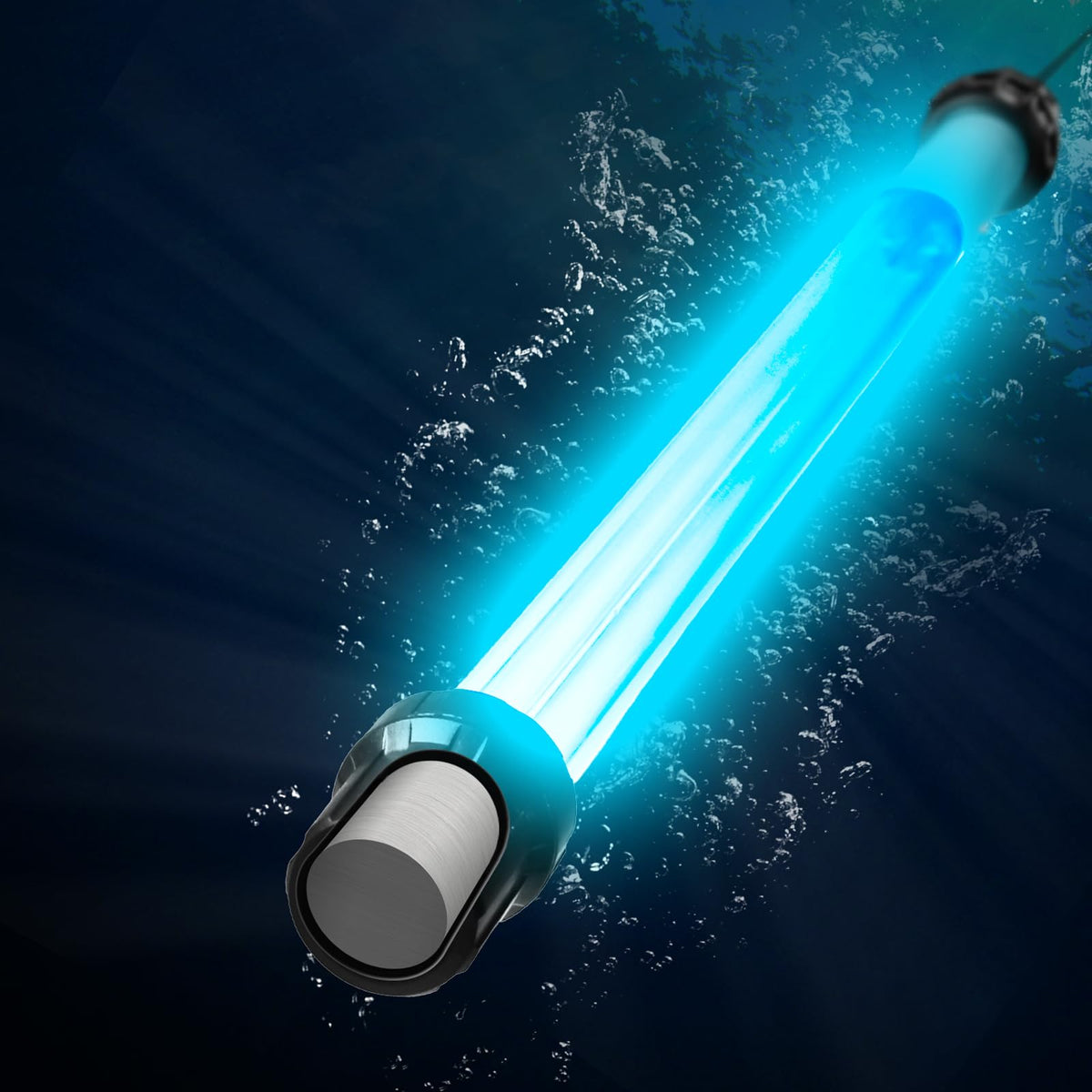 Coospider-Repta 55W UV light with underwater gravity block for stable, hands-free cleaning.
