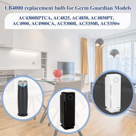 uvc lamp with G23 2-pin base for reliable Germ Guardian compatibility