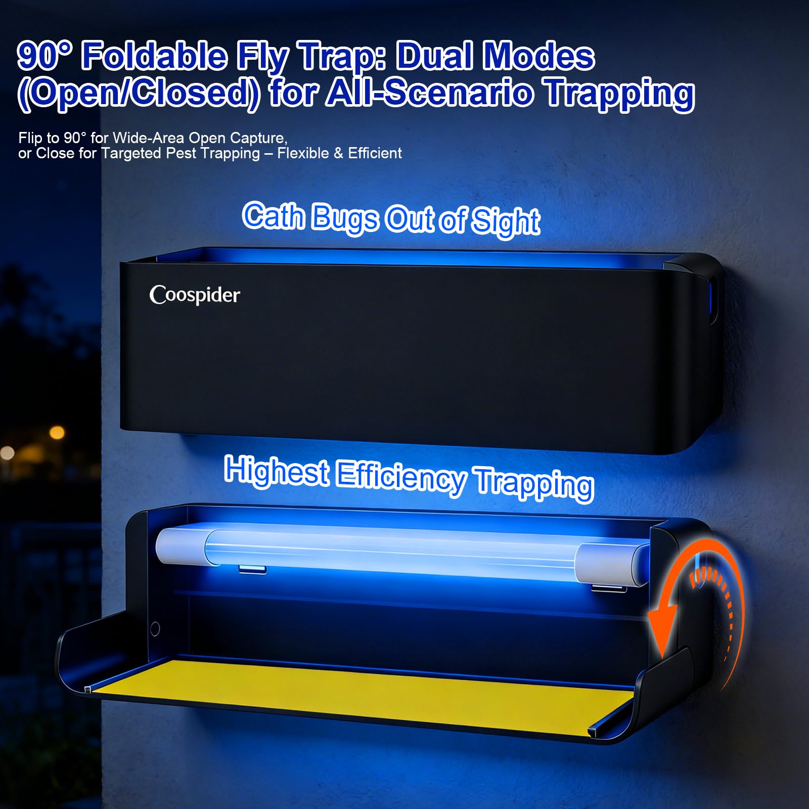 Coospider-Repta wall-mount or desktop use for versatile placement
