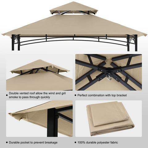 COOSHADE CPAI-84 fire-retardant standard canopy for added safety