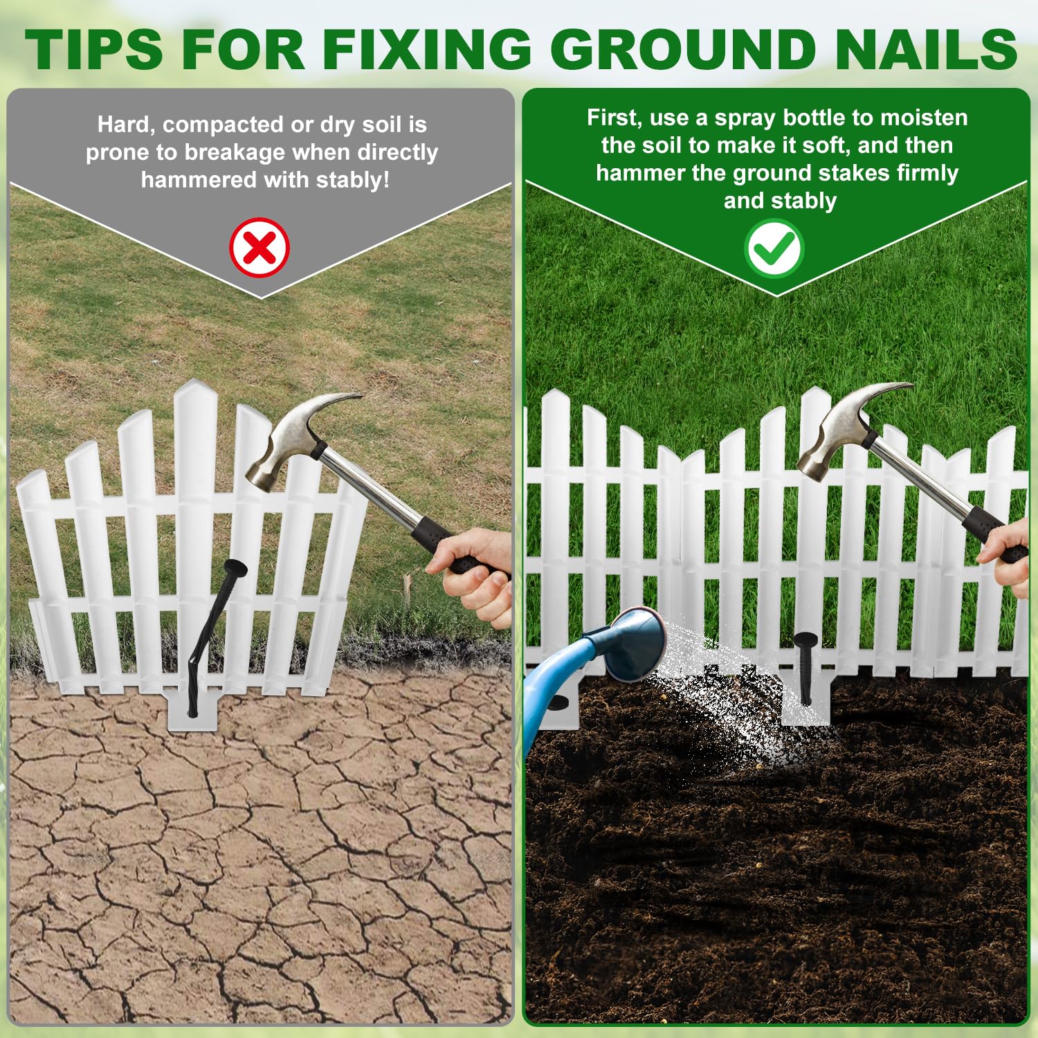 CooTentler includes 14 stakes for secure installation and durable borders.