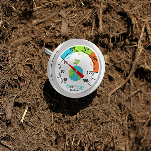 Cootway compost thermometer quick-read readings in seconds.
