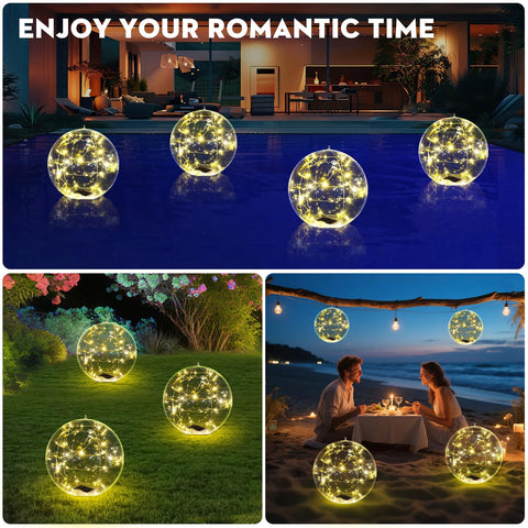Cootway easy inflate pool-ball light ready in minutes for instant setup.